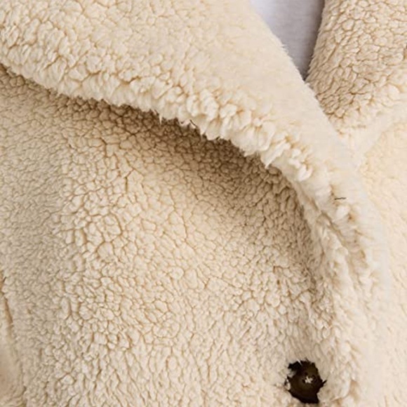 Free People Joplin Cozy Jacket in Ivory sz XS NWT - Picture 6 of 7